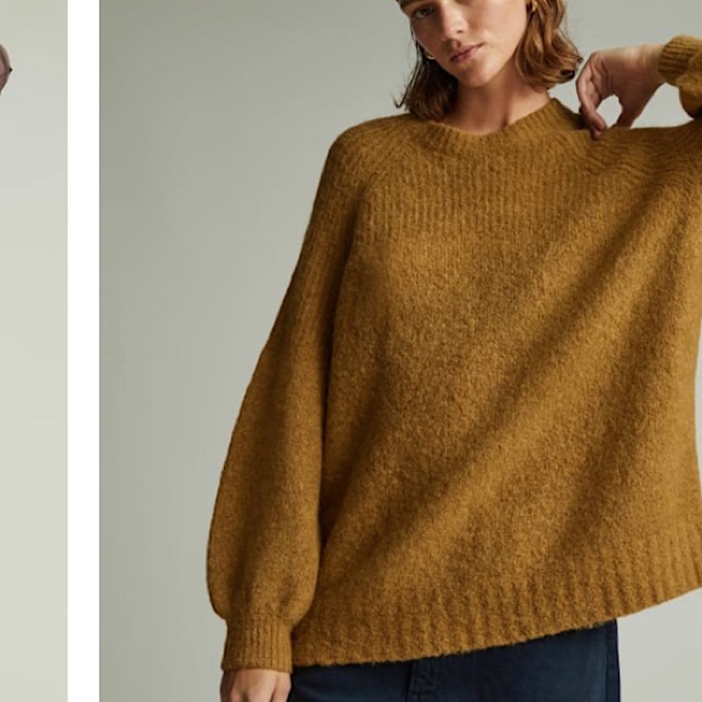 Everlane SuperFuzz Sweater in Dijon